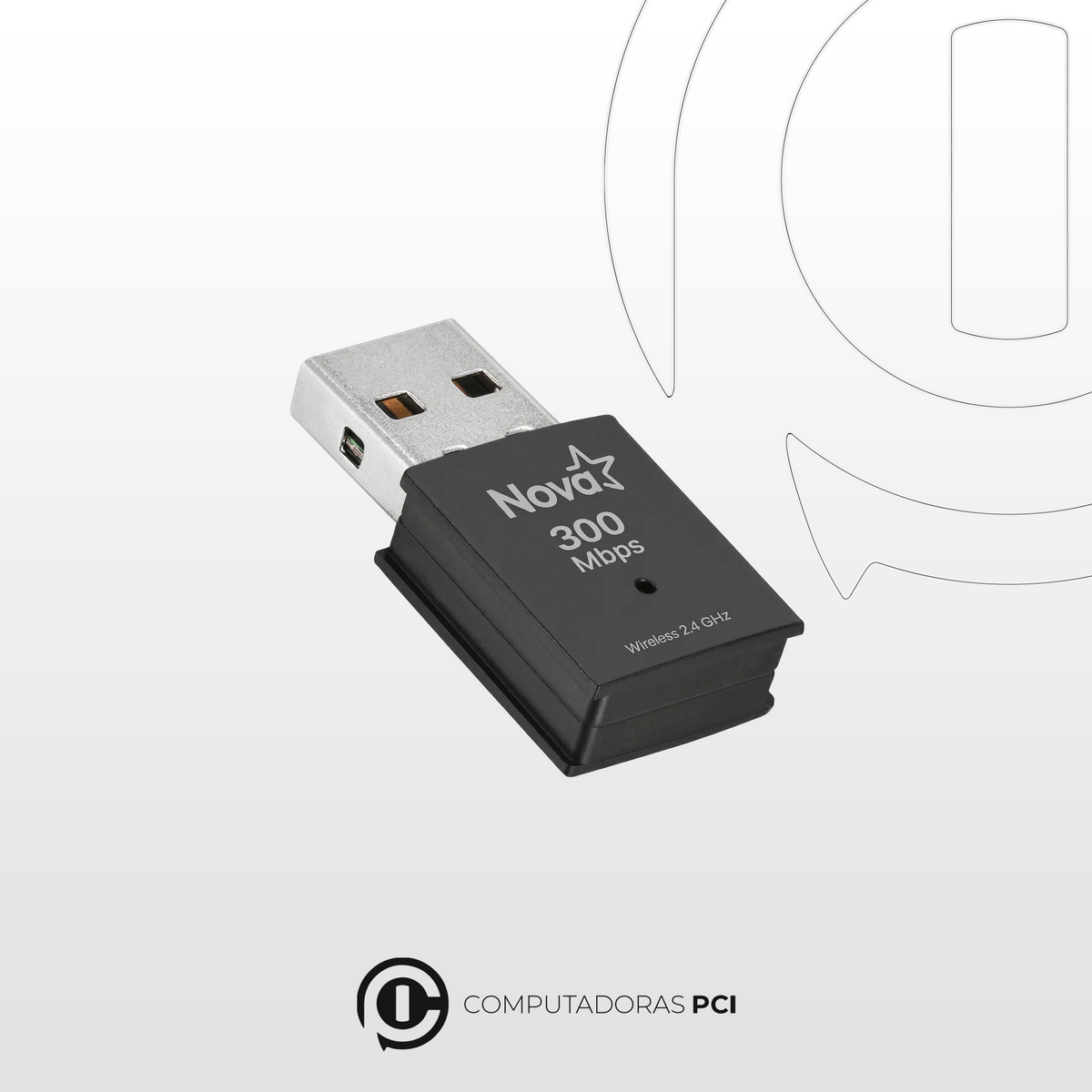 ADAPTADOR WIFI USB 300MBPS - NOVA