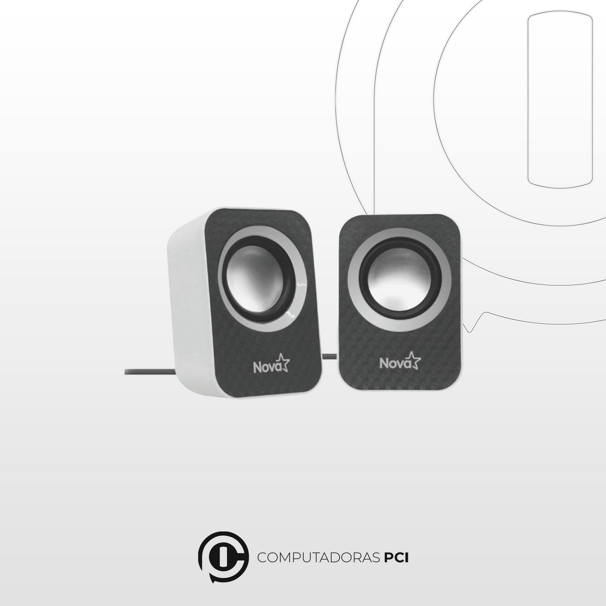 PARLANTE CABLEADO USB / 3.5MM - NOVA