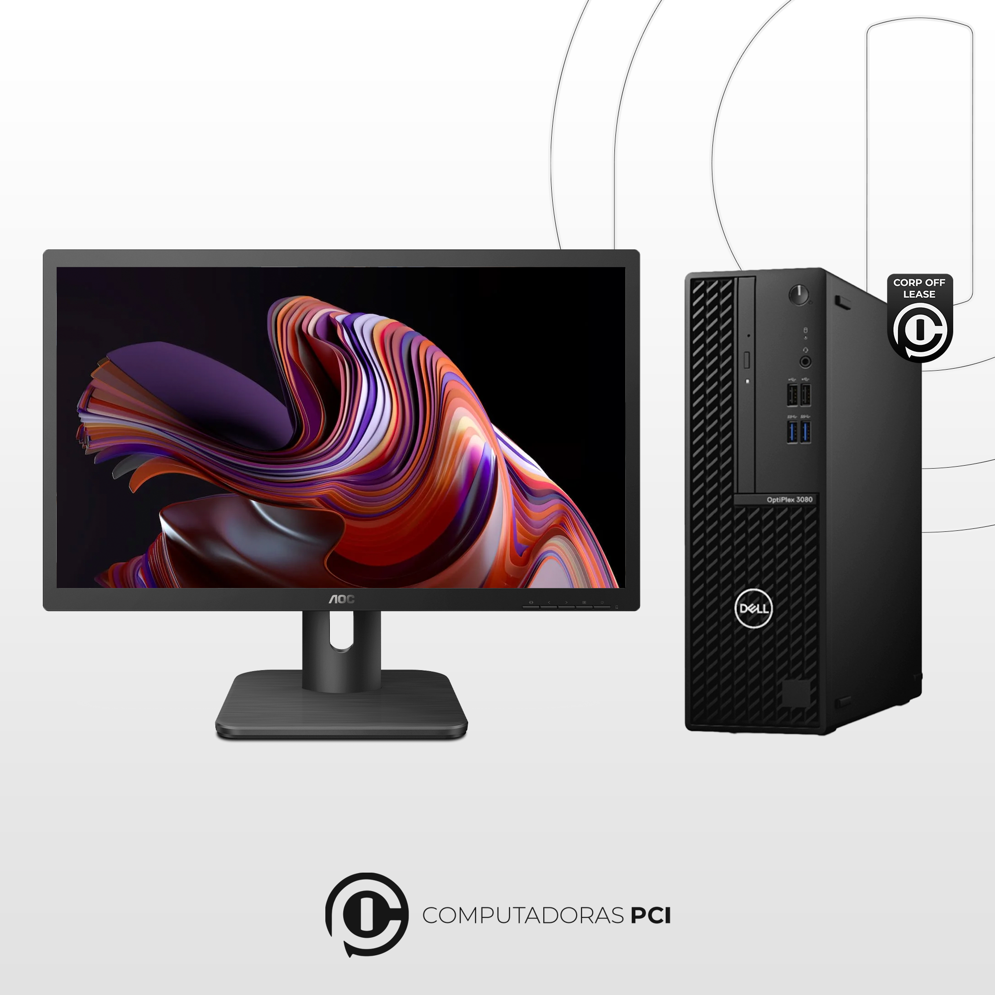 PC Dell Optiplex 3080 SFF - Core i5 - 8GB RAM - SSD