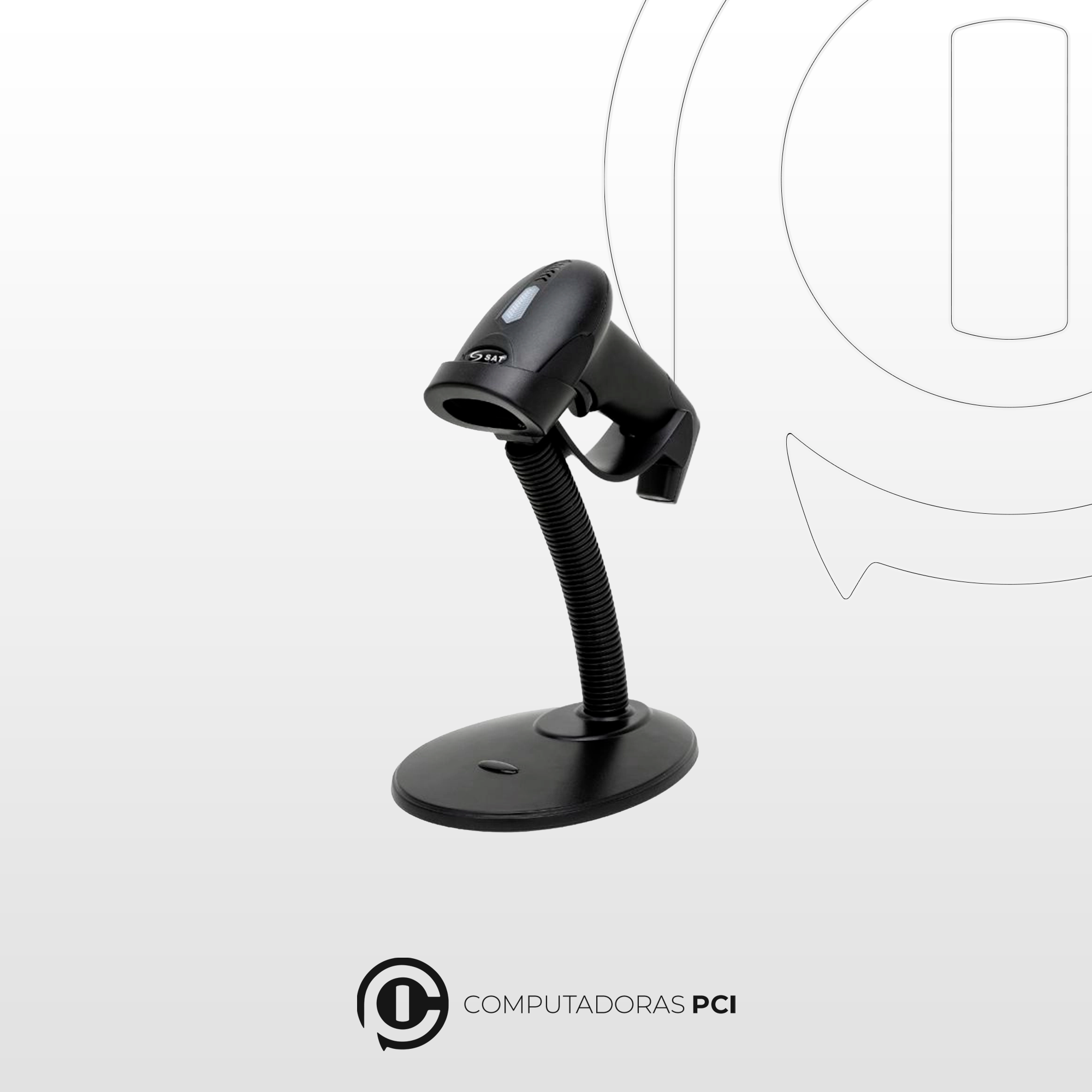 Lector de código de barras SAT LD101R+