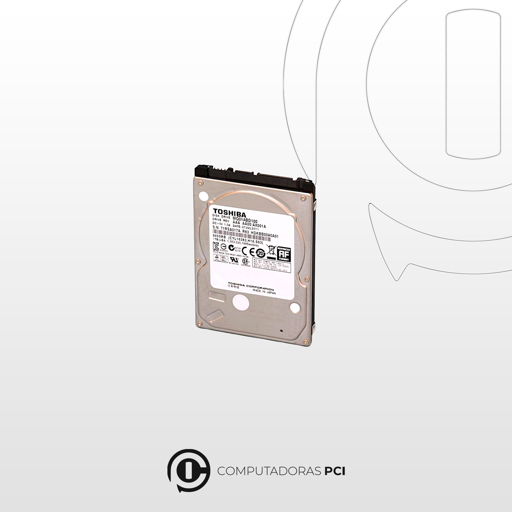 Disco Duro Mecánico 500GB 2.5"