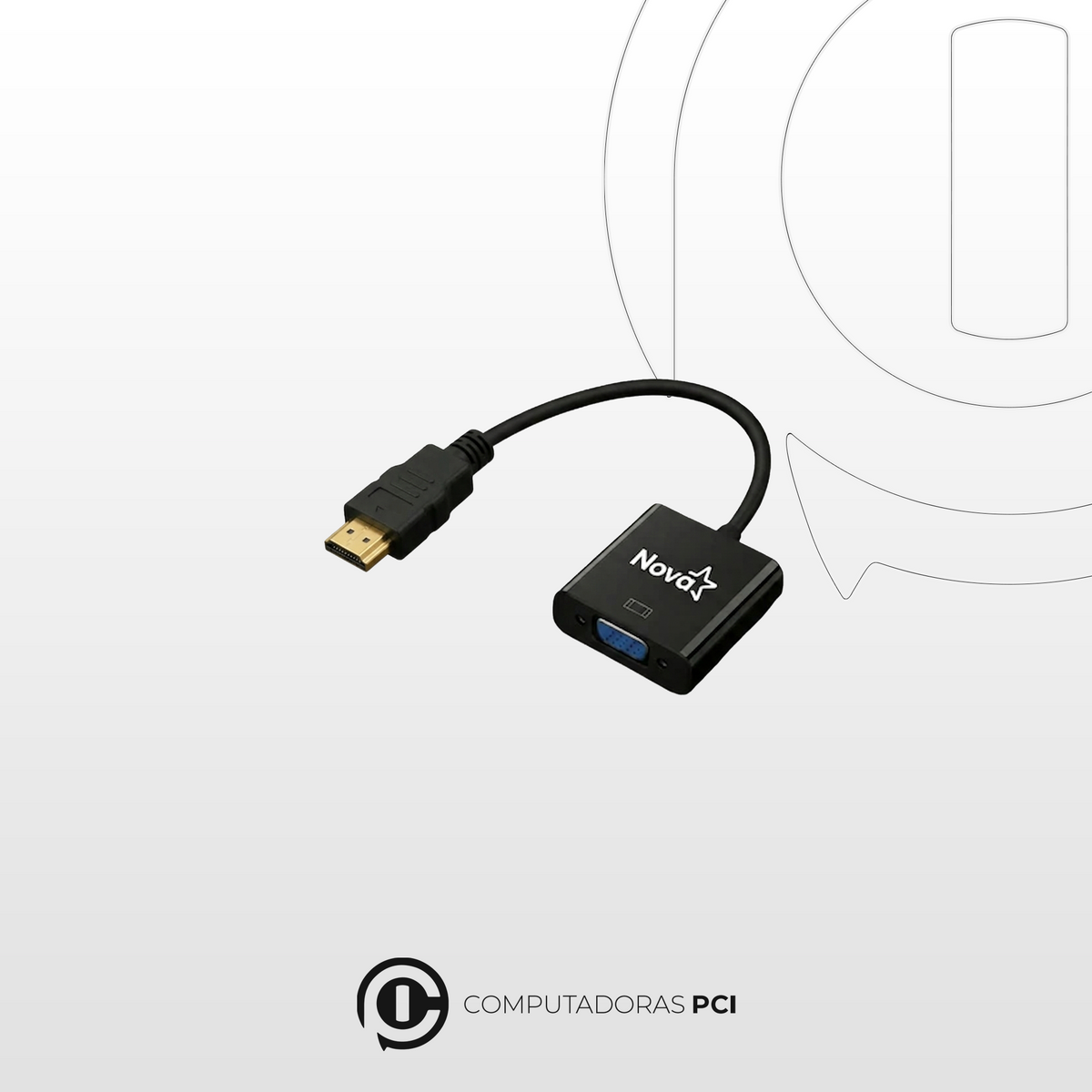 Adaptador de HDMI a VGA - NOVA