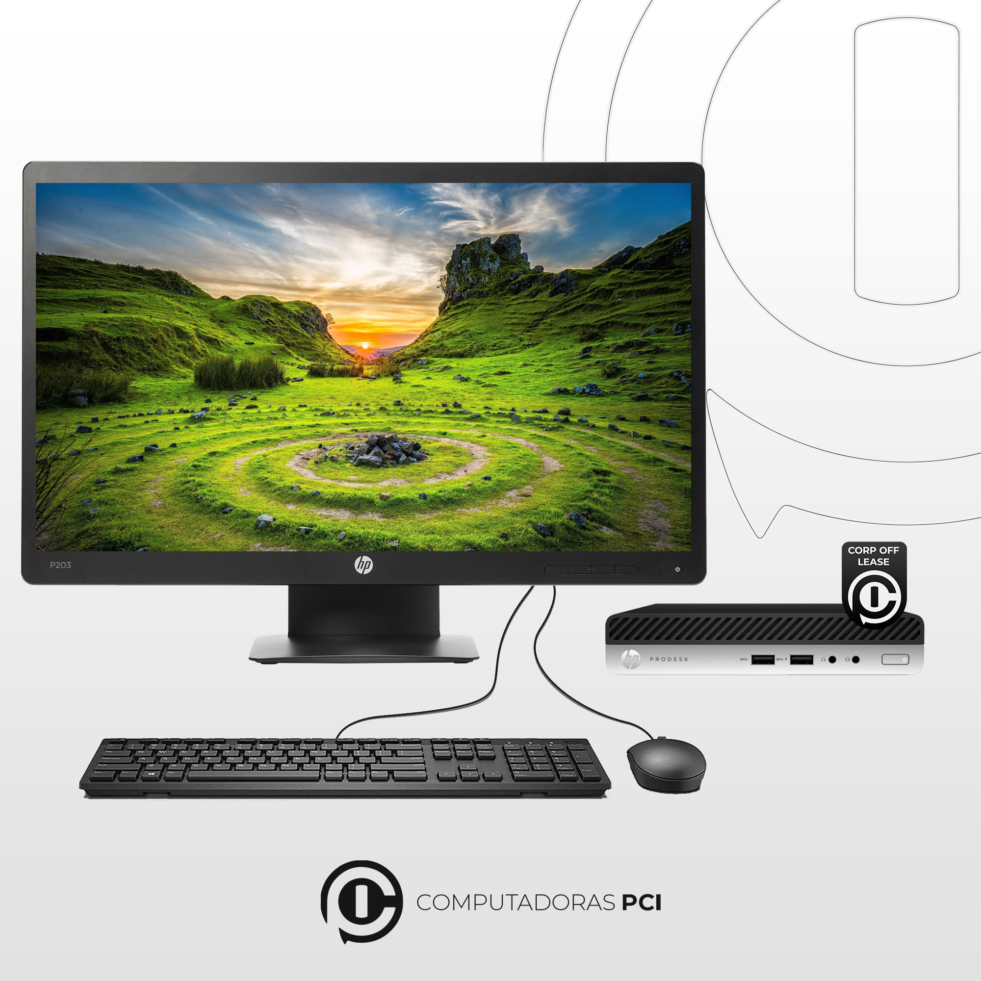 PC HP Prodesk 400 G4 NUC - Core i5 - 16GB RAM - SSD