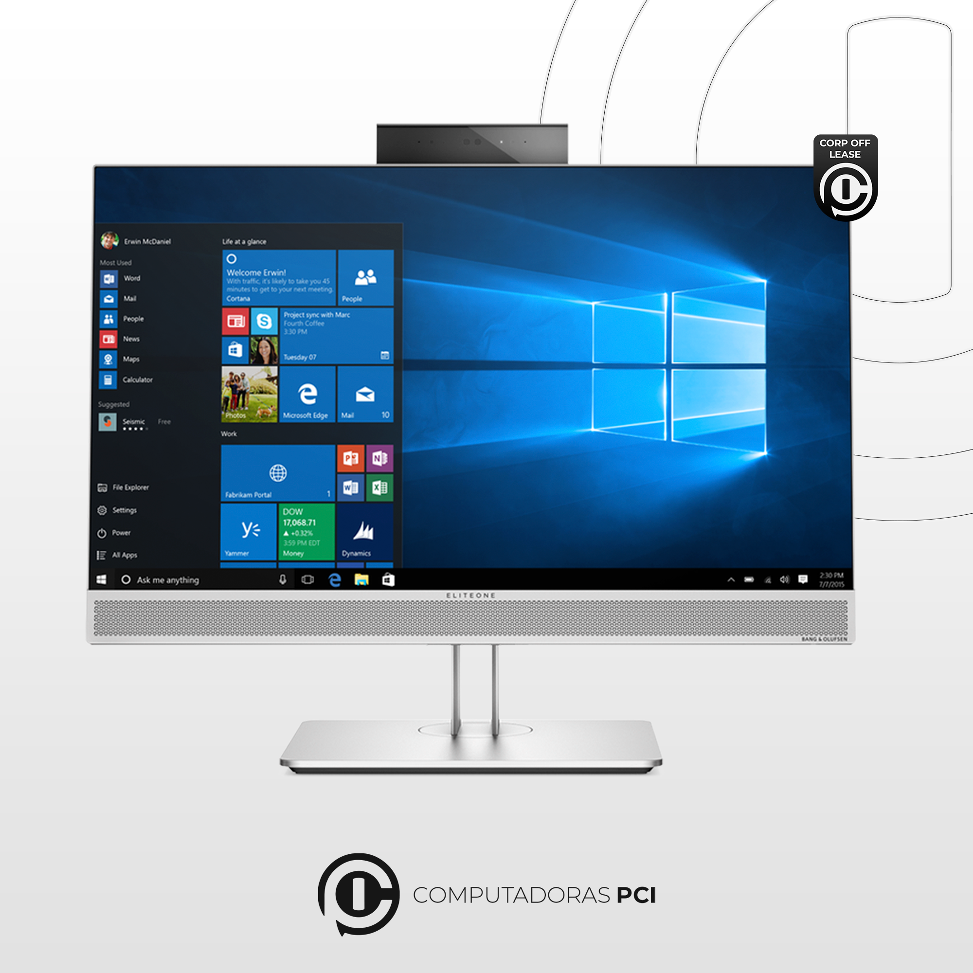PC  HP EliteOne 800 G3 - Core i5 - 8GB RAM - SSD