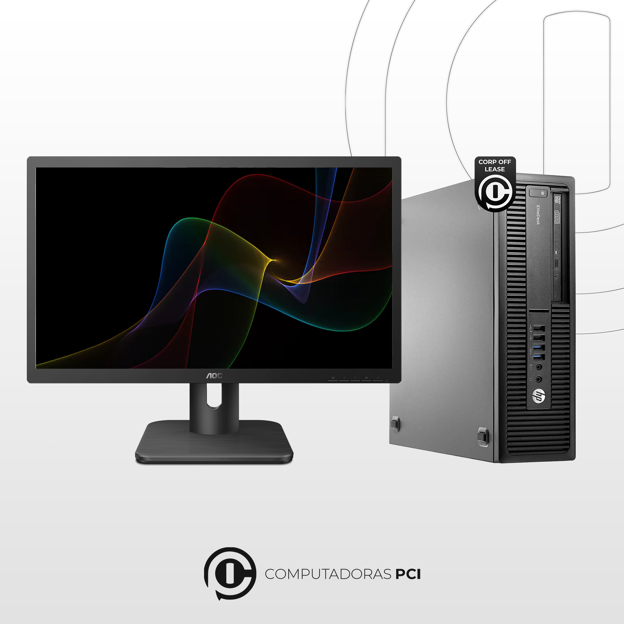 PC HP Elitedesk 800 G1 - Core i5 - 8GB RAM - SSD