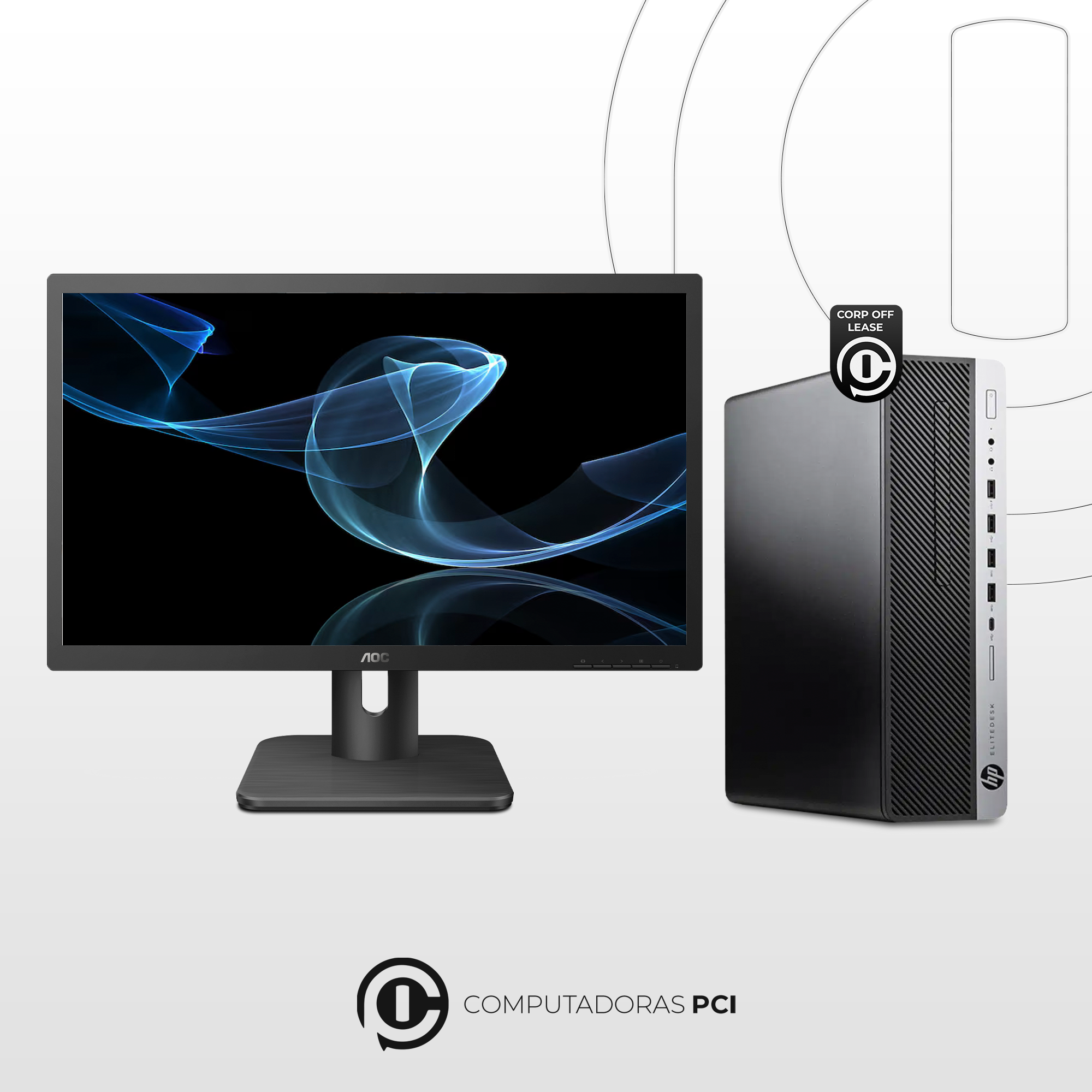 PC HP Elitedesk 800 G3 SFF - Core i5 - 8GB RAM - SSD