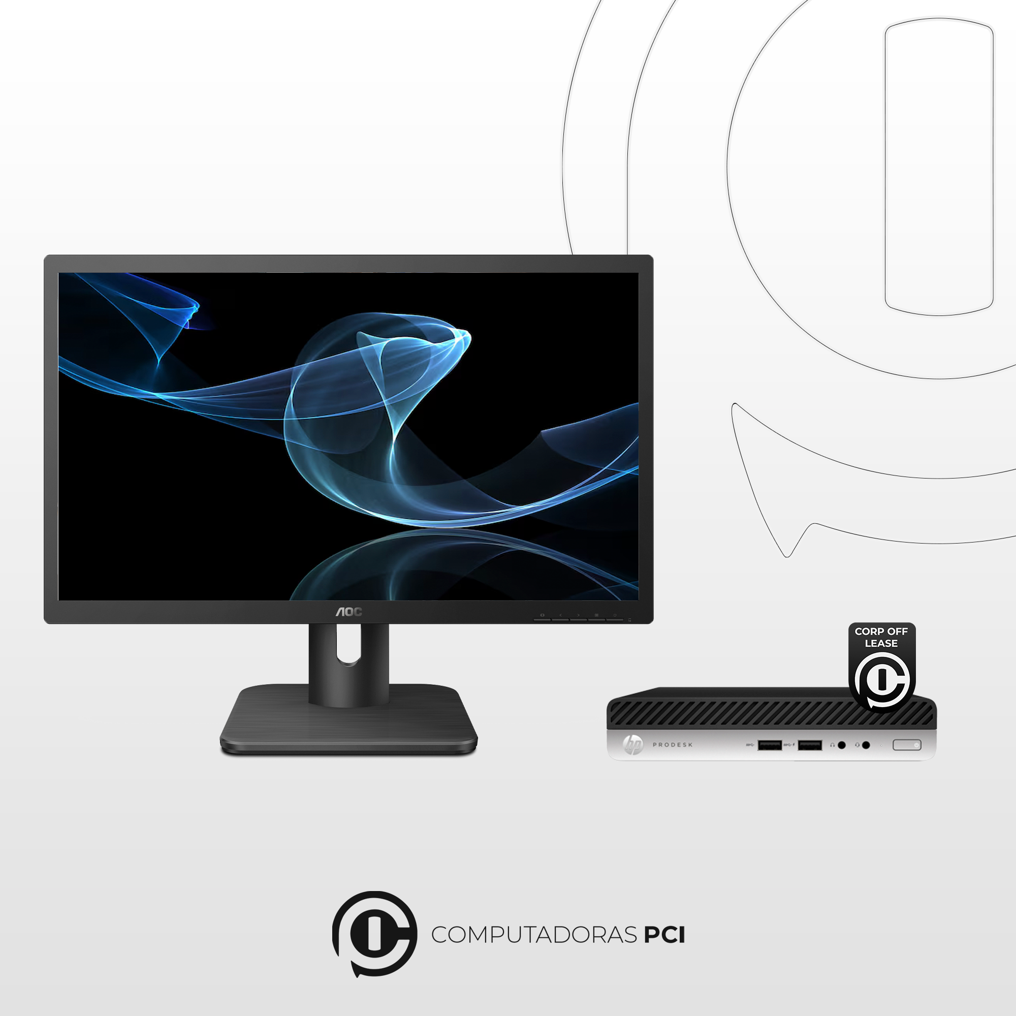 PC HP Prodesk 400 G4 NUC - Core i5 - 16GB RAM - SSD