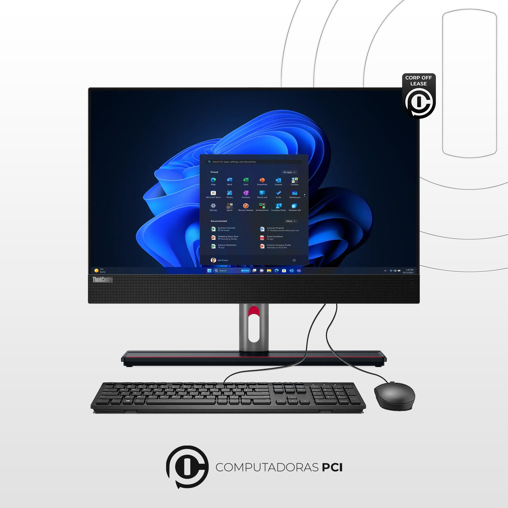 PC Lenovo Thinkcentre AIO M90A - Core i7 - 16GB RAM - SSD