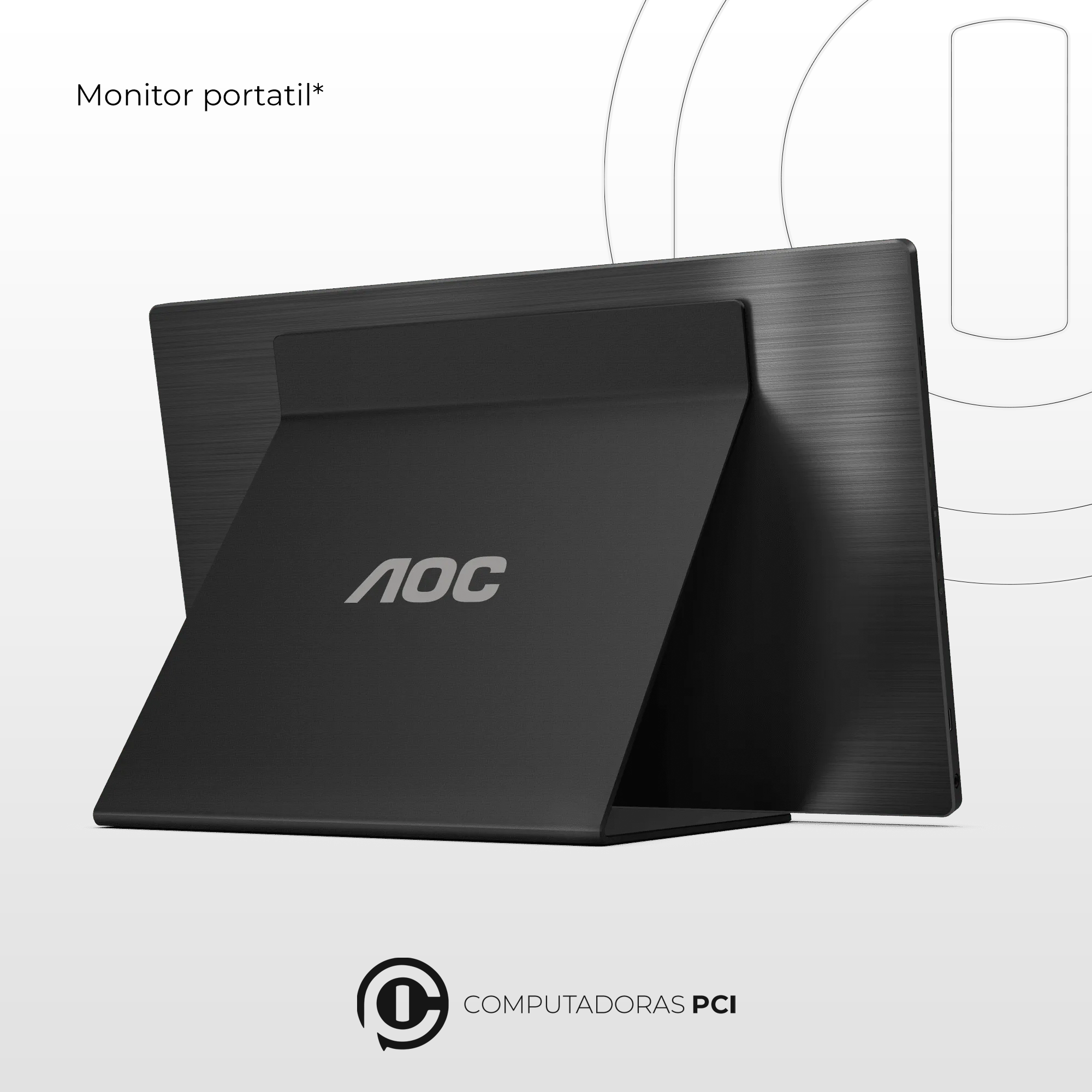 Monitor Portatil AOC 16T20  - 15,6'' Nuevo