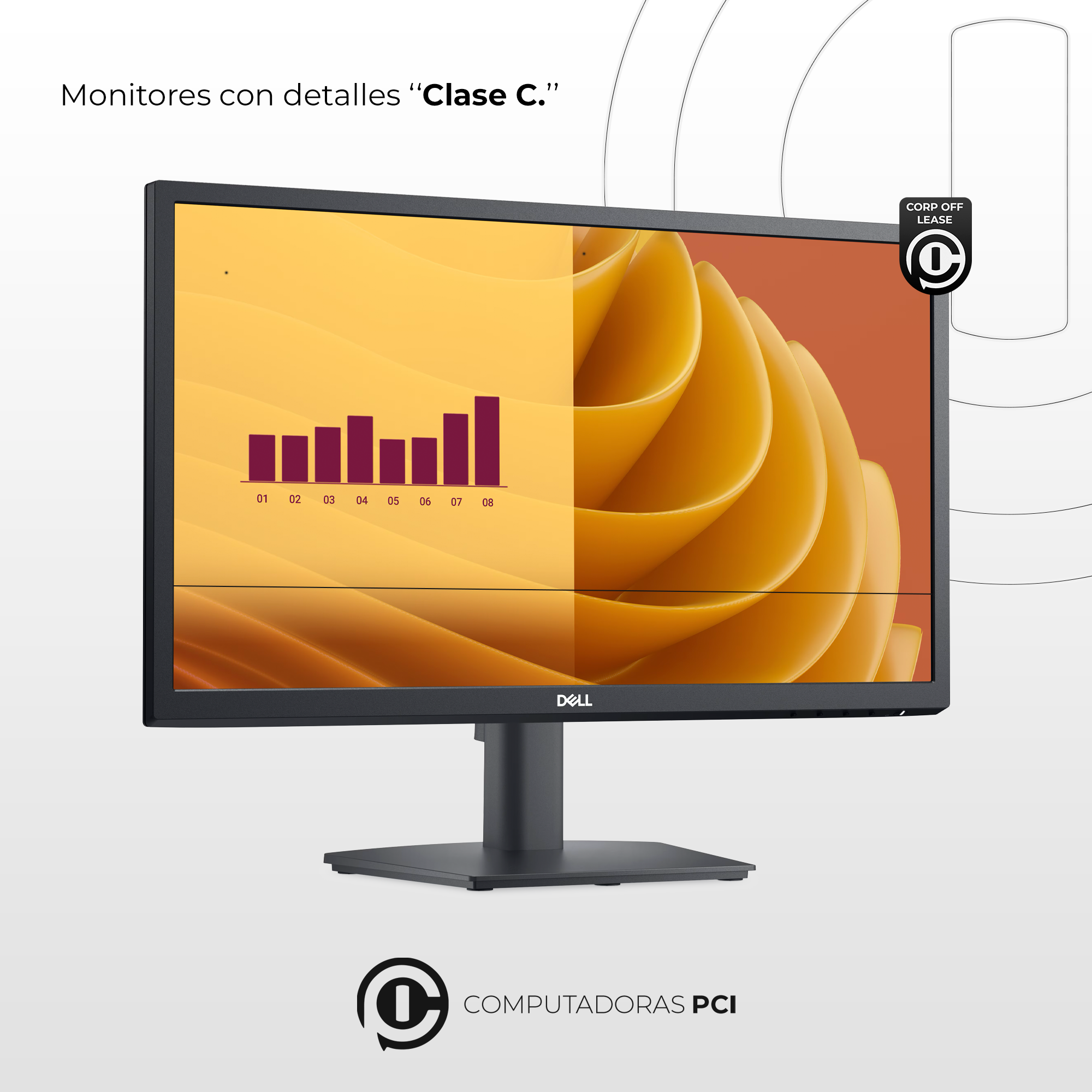 Monitores con detalles