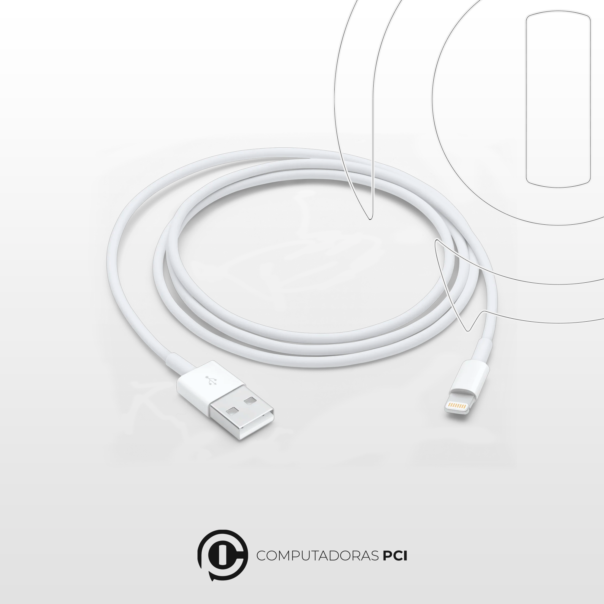 Cable USB A a Lightning iLook