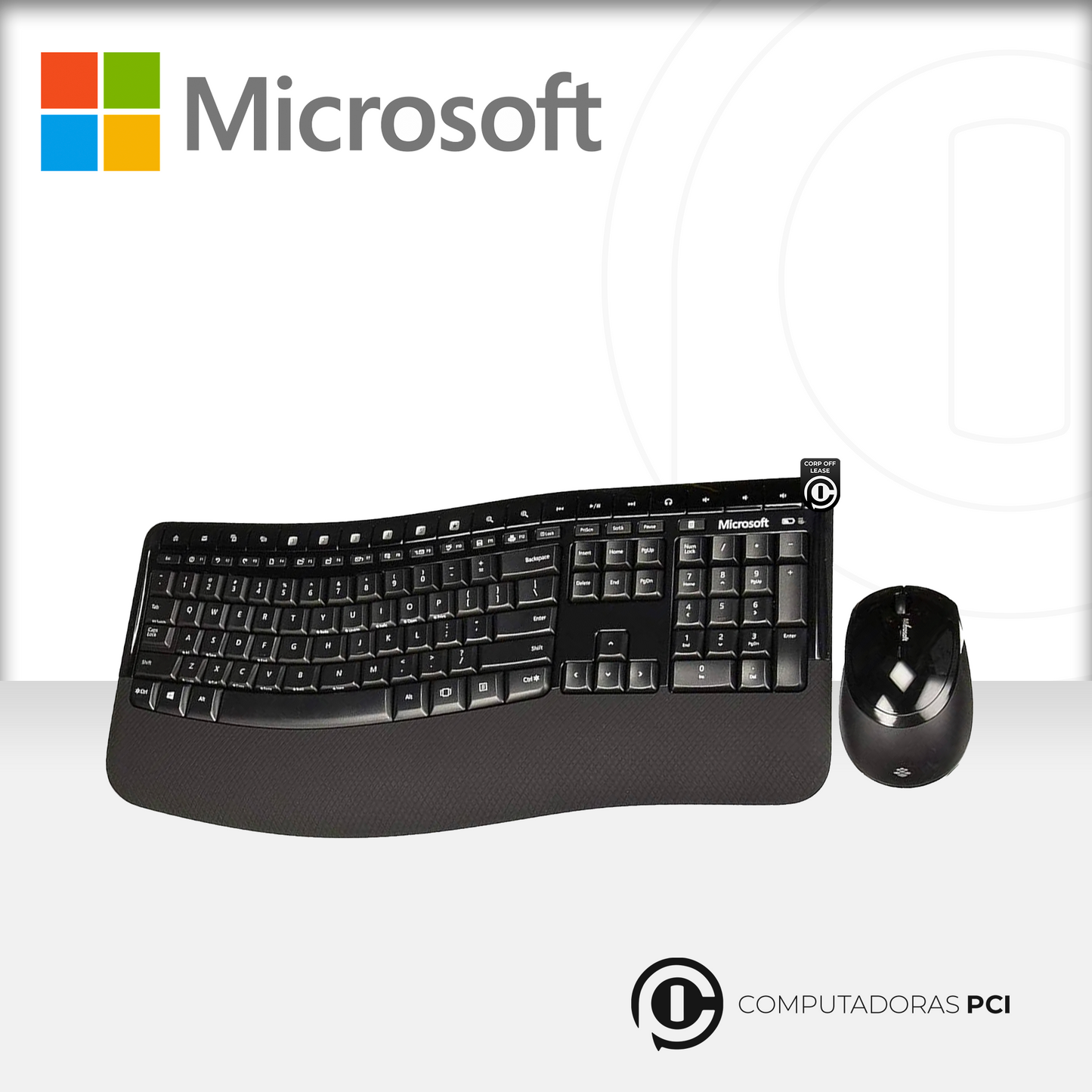 Teclado y mouse Microsoft Ergonomic 5000 Inalámbrico - Clase B