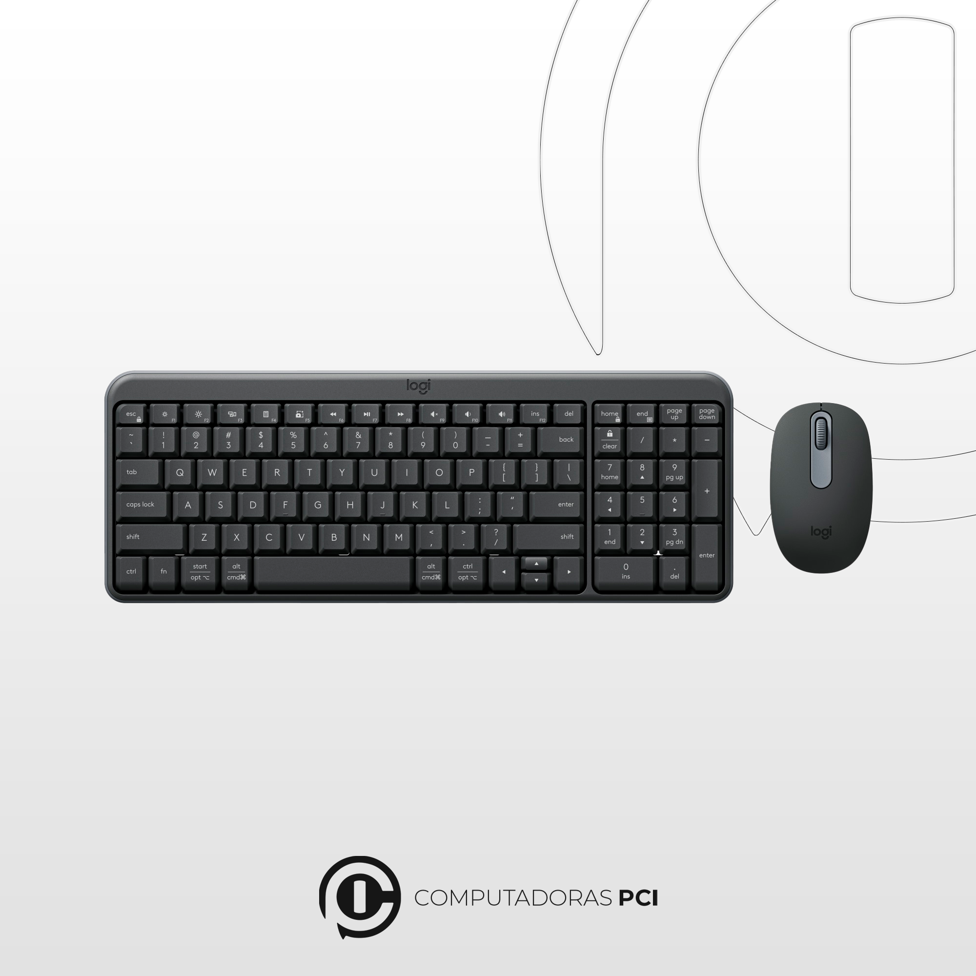 Teclado y Mouse Logitech MK250